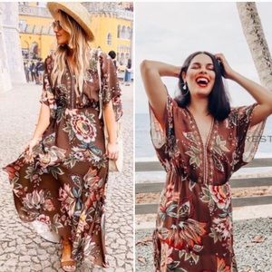 Anthropologie Farm Rio Valentina Dress